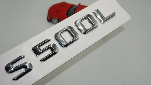 S500l Bagaj Krom Uyumlu Metal 3m 3d Yazı Logo