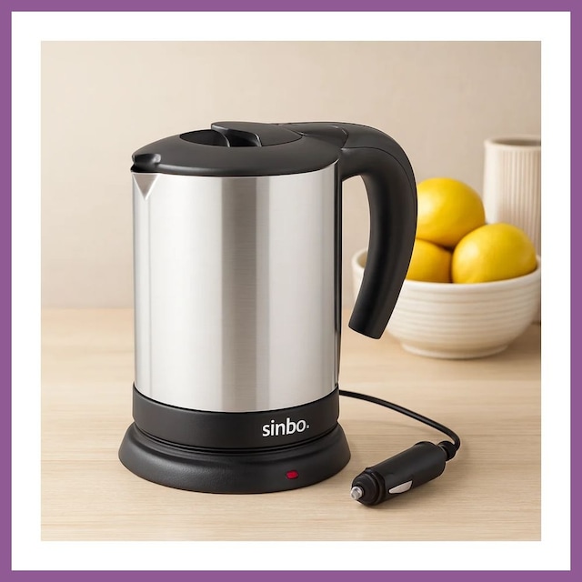 Bezos Araç İçi Kettle 24v 0.8l Paslanmaz Çelik 200w Rengaren