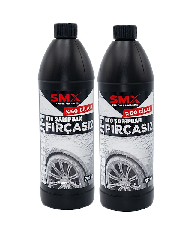 Premium %60 Cilalı Fırçasız Oto Şampuanı 750 Ml 2 Adet