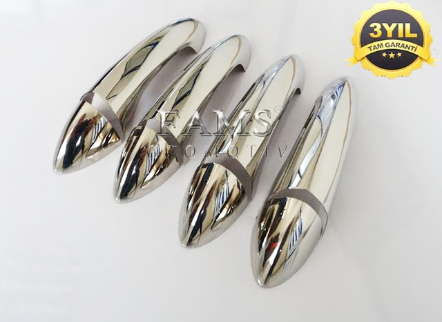 Opel Astra K Krom Kapı Kolu Seti 2015 Üzeri Paslanmaz Çelik