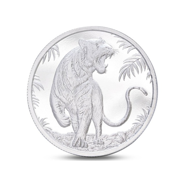 Agakulche Kaplan Figürlü Gümüş Sikke Coin