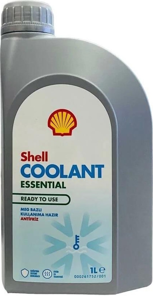 Shell Coolant Essential M Rtu Hazır Mavi Antifiriz-1 Litre