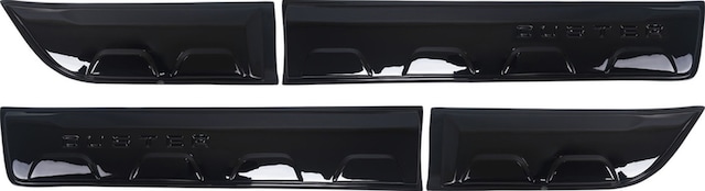 Dacia Duster Uyumlu 2018-2024 Abs Piano Black Damalı Kapı Dodik Set 4 Parça