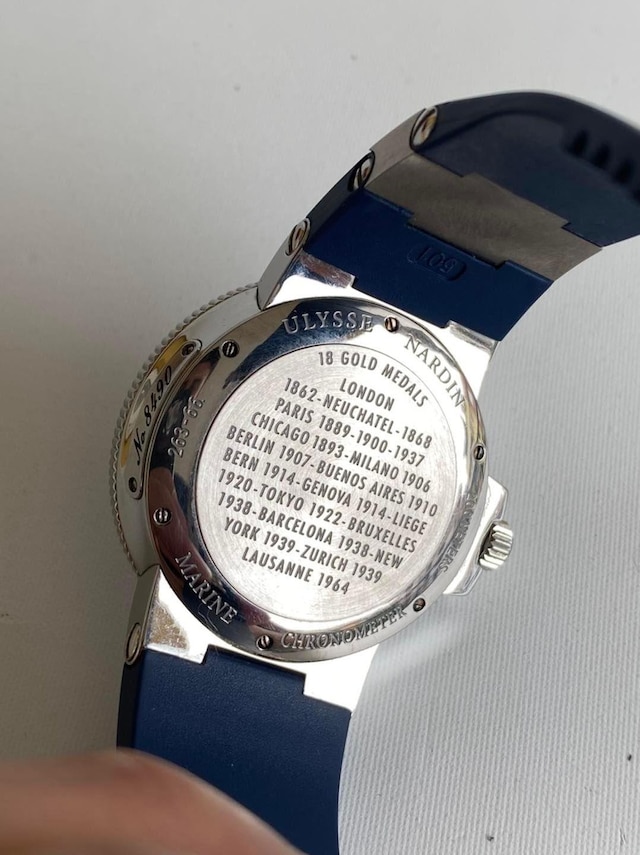 Ulysse Nardin 263-66 41mm Kauçuk Kordon Erkek Kol Saati 2. El Teşhir Ürün