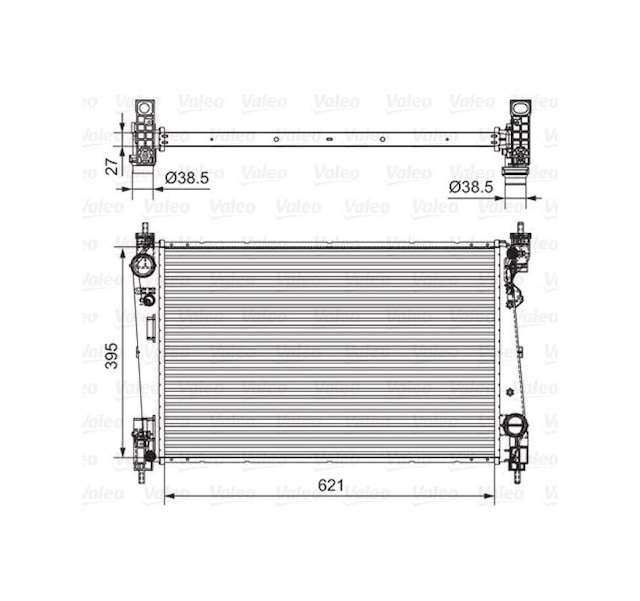 Radyatör - 842 - Doblo 1.4-1.3 Dmtj 10 - Combo 1.3 Cdti 12 - Meik Ac - Dpmıx-hb - /- 620x400x16