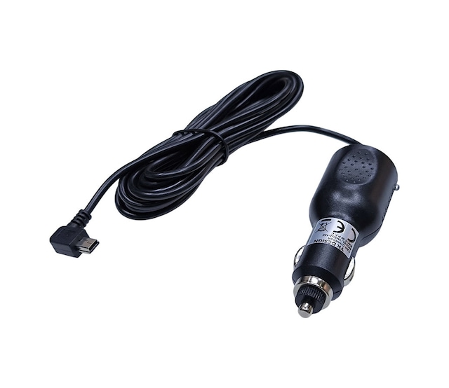 5v 2a Mini Usb Araç Das Cam Kamera Şarj Adaptörü L Tipi 90 Derece 3m