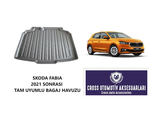 Skoda Fabia 2021 Sonrası ile Tam Uyumlu Bagaj Havuzu