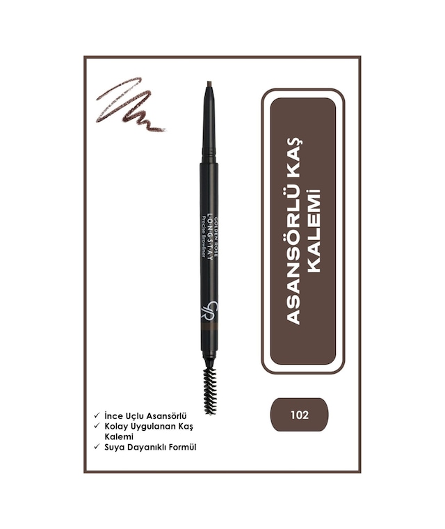 Golden Rose Longstay Precise Browliner Kaş Kalemi 102