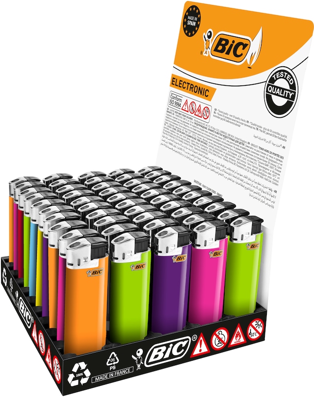 Bic J8 Elektronik Çakmak 50 Adet