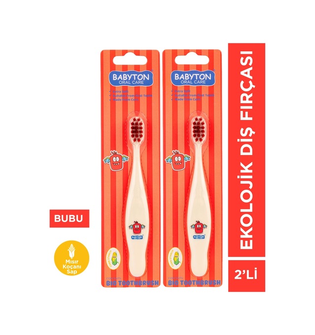 Ekolojik Diş Fırçası 2'li Set Bubu