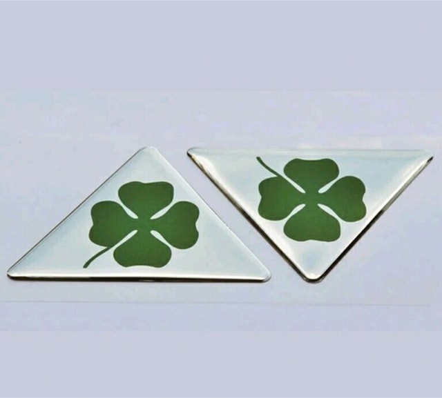 Alfa Romeo Yonca Amblem 3D Sticker 2 Adet