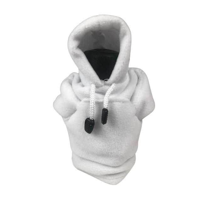 Vites Kılıfı Kapşonlu Sweatshirt Beyaz