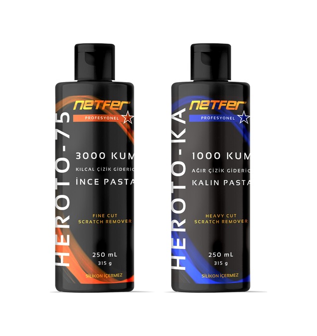 Netfer 2'li İnce Kalın Pasta Set - 2x250 Ml