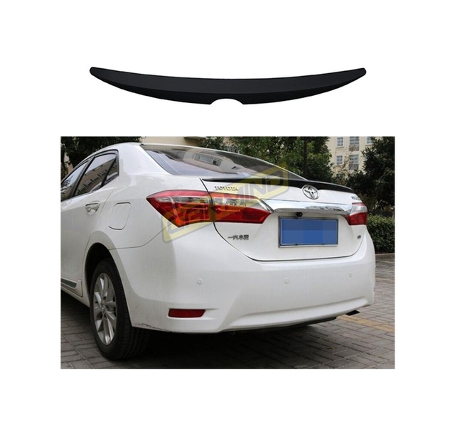 Toyota Corolla Uyumlu Bagaj Üstü Piano Black Spoiler 2013-2017