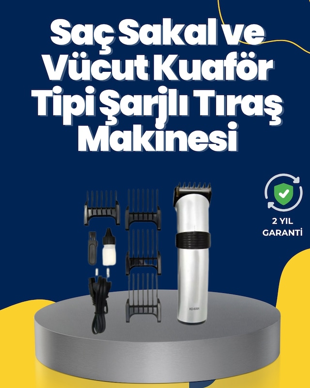 5 Farklı Kesim Tarağıyla Gelen Çok Amaçlı Tıraş Cihazı Diğer