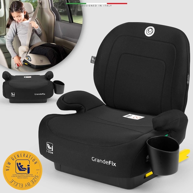 Elele Grandefix I-size Yükseltici Oto Koltuğu İsofix 125-150 Cm 15-36 Kg Siyah