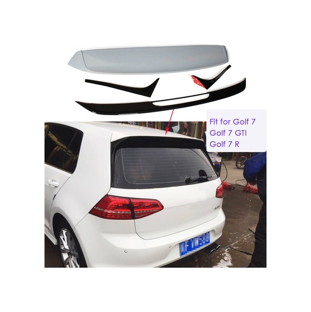 Golf 7 R20 Spoiler Plastik Boyasız Spoyler