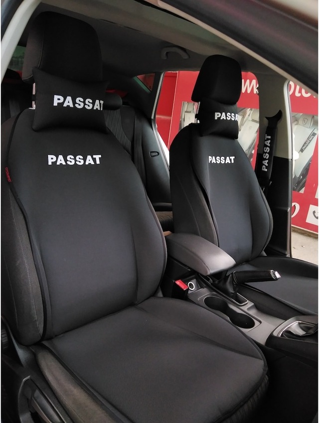Volkswagen Passat Nakışlı Ön Ikili Oto Koltuk Kılıfı