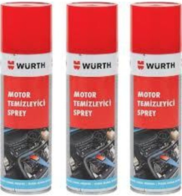 Würth Motor Temizleyici Sprey 500Ml X3