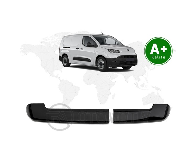 Toyota Proace City Panelvan Bagaj Üstü Spoiler Parlak Siyah Çift Bagaj Kapaklı 2024 Model Ve Sonrası