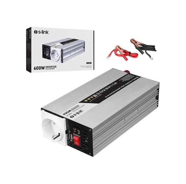 S-link Sl-600w Dc12v-ac230v 600w İnverter
