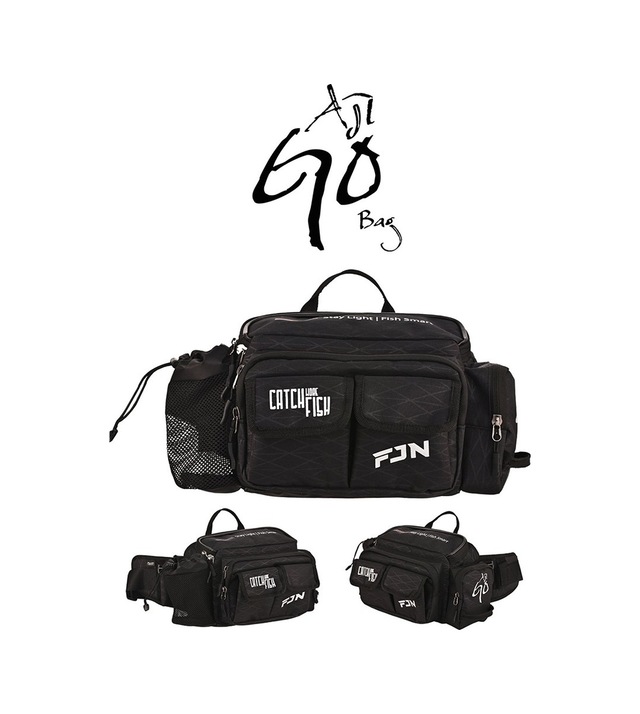 Fujin Ajigo Bel Çantası - Black