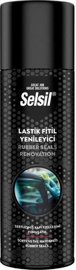 Selsil Lastik Kauçuk Fitil Yenileyici Ve Yumuşatıcı Sprey 200 Ml. 1 Adet