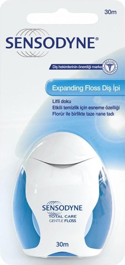 Sensodyne Expanding Gentle Floss Nane Aromalı Diş İpi 30 M