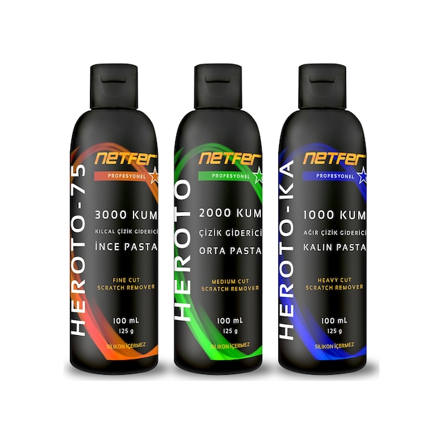 Netfer 3'lü Pasta Set - 3x100 Ml