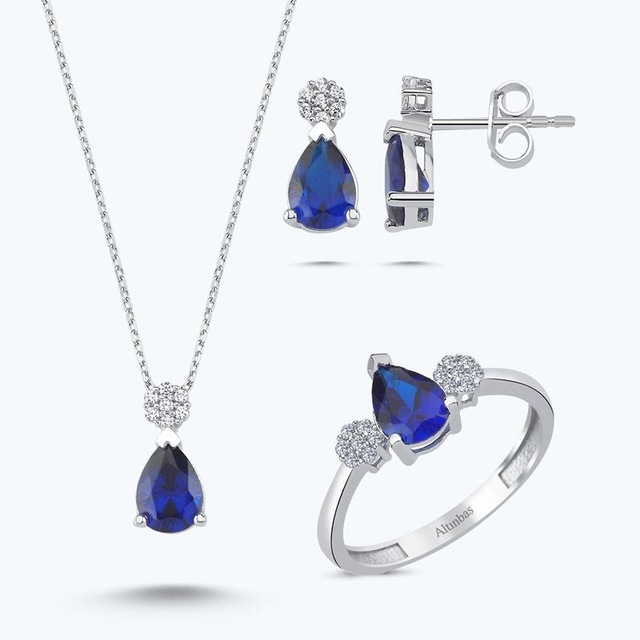 Altınbaş Altın Üçlü Damla Set Utkvr0035-24627-set