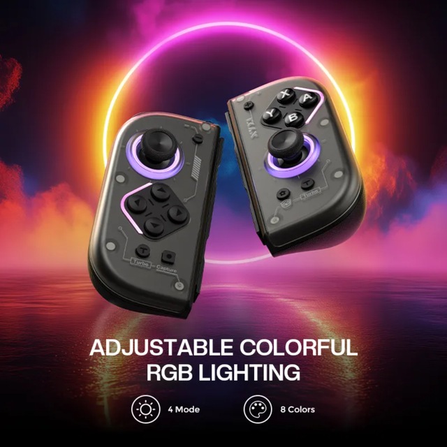 Nyxı Hyperion 2 Kablosuz Joypad Nintendo Switch / Switch Oled İçin – Hall Effect Joystick, Rgb Aydınlatma, Mikro Switch Buton Ve Tetikleyici Joycon
