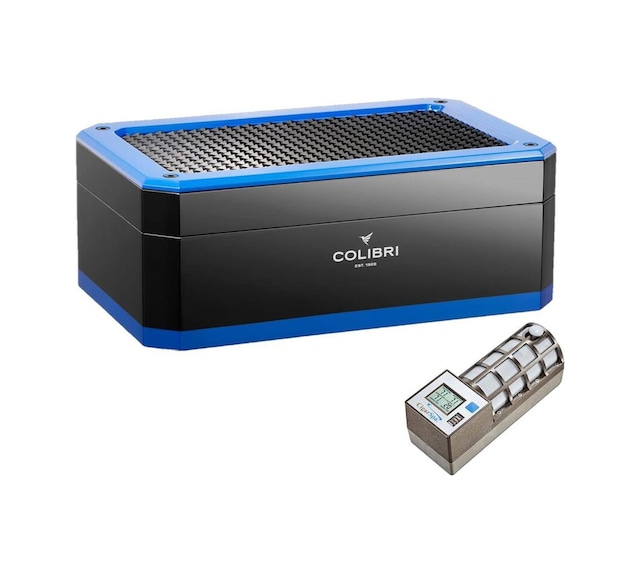 Colibri Rally Cigarspa Elektronik Nem. Puro Kutusu Siyah/mavi 120's