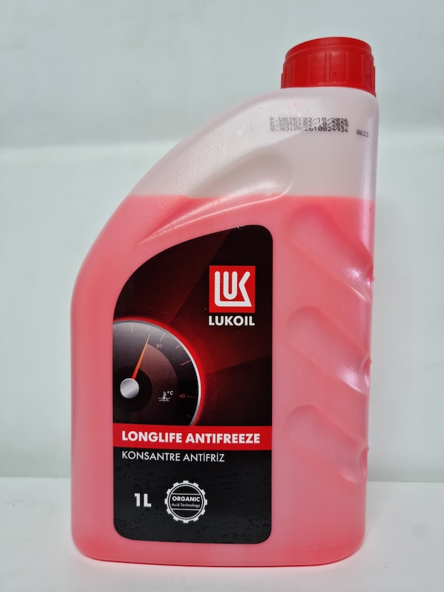 Lukoil Konsantre Organik Kırmızı Antifriz 1 Lt Kırmızı - Pembe