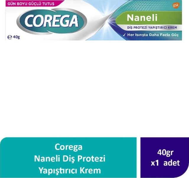 Naneli Diş Protezi Yapıştırıcı Krem 40g