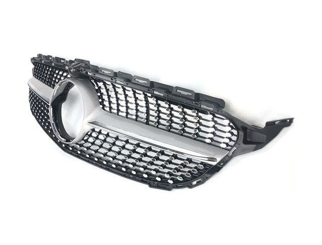 Autogp Mercedes W205 Diamond Ön Panjur Izgara Gri Kameralı 2015 / 2018