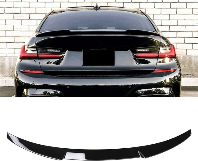 Autogp Bmw G20 M3 Yarasa Bagaj Üstü Spoiler Siyah Boyalı Plastik 2019+