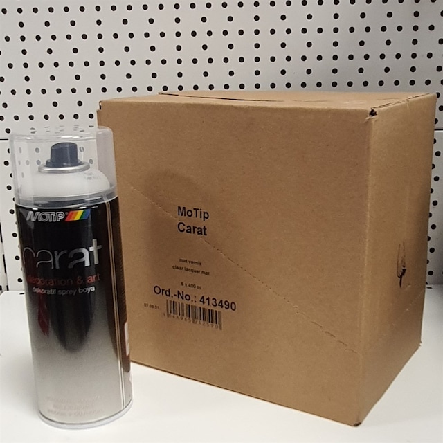 6 Adet Motip Carat Mat Akrilik Vernik 400 Ml. Made in Germany