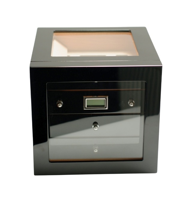 Premiumquality Recoleta Siyah Sedir Humidor Puro Kutusu 00000tr9641