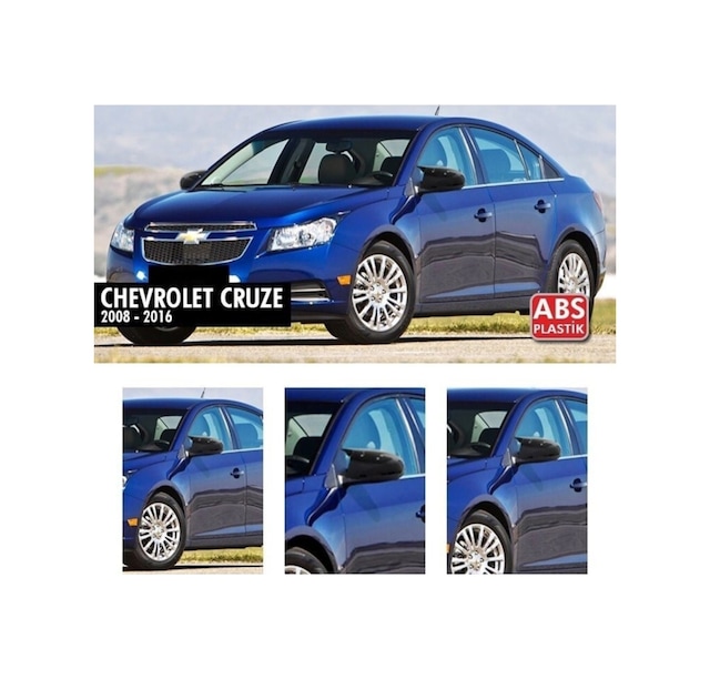 Chevrolet Cruze 2008 2016 Yarasa Batman Ayna Kapağı Piano Black