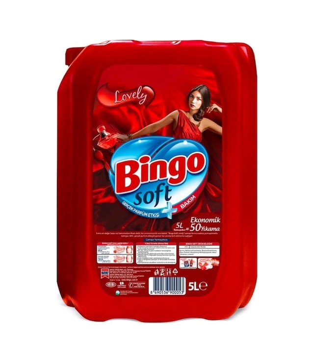 Bingo Soft Lovely Çamaşır Yumuşatıcısı 5 L