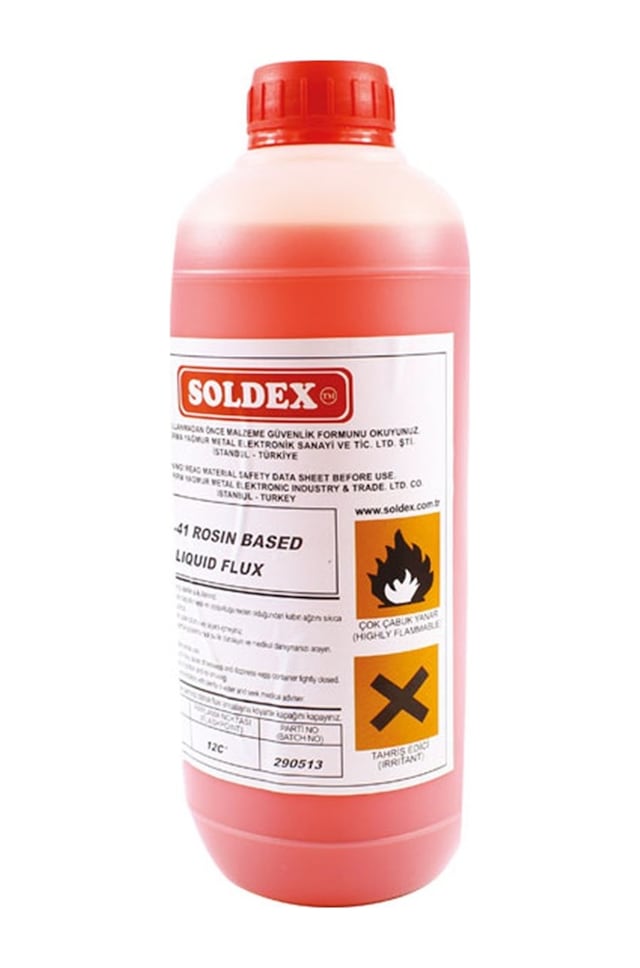 FLUX SOLDEX ASR-41 (KIRMIZI RENK) 1LT KÖPÜREBİLİR SIVI FLUX
