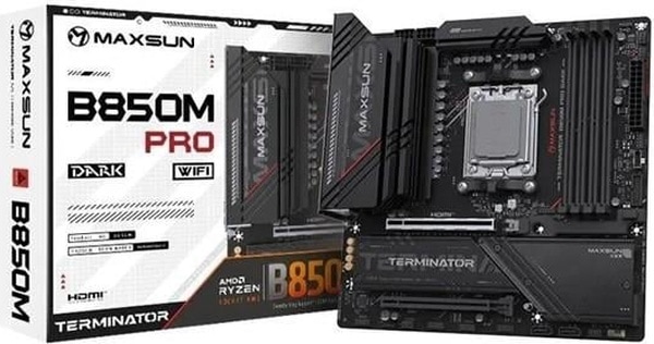 Maxsun Termınatör B850m Pro Dark Wıfı7