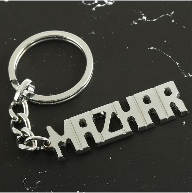 Mazhar - 512 - - Spt-gld - İsimli Anahtarlık Çok Renkli