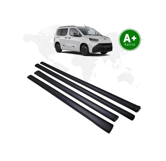 Toyota Proace City Marşpiyel Kaplaması 4 Parça 2024 Model Ve Sonrası