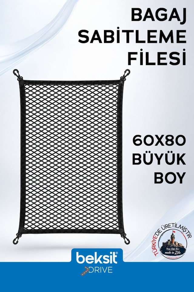 BEKSİT DRIVE Bagaj Sabitleme Filesi- Universal (60x80 cm)