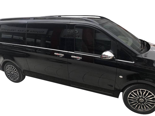 Mercedes Vito W447 Cam Çıtası Alt - Krom, Tek Sürgü, Uzun Şase 8 Parça 2014 Ve Sonrası
