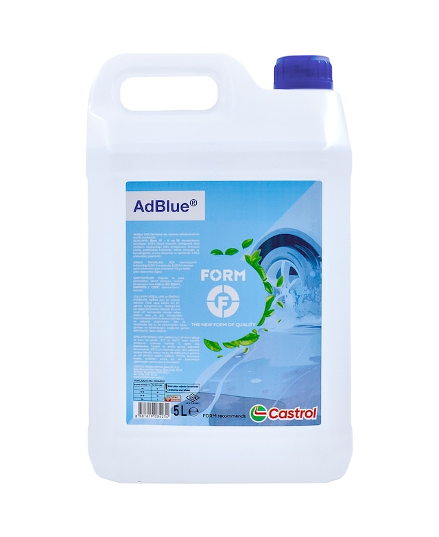 Form Adblue Dizel Egzoz Emisyon Sıvısı 5 Litre Vda Ve Tse Onaylı