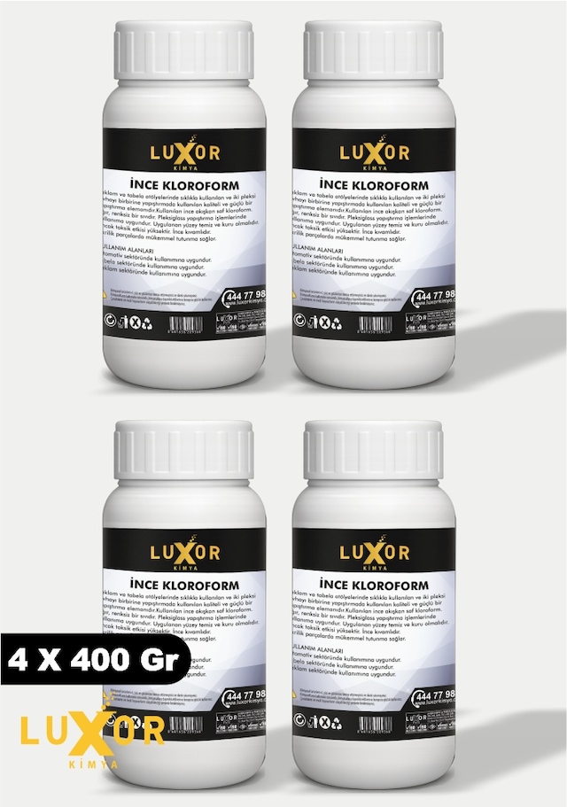 Luxor Kimya İnce Kloroform 4 X 400 GR