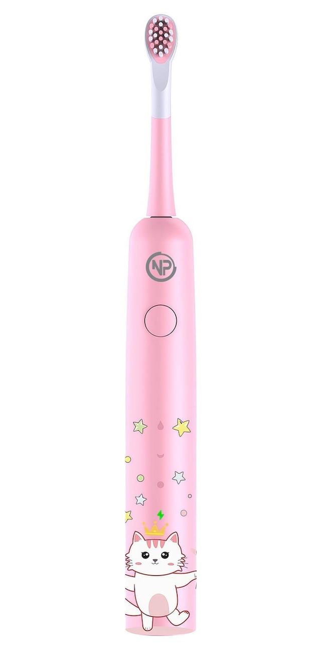 Npo Nicefeel X500 39600vps Şarjlı Sonic Çocuk Diş Fırçası-pembe
