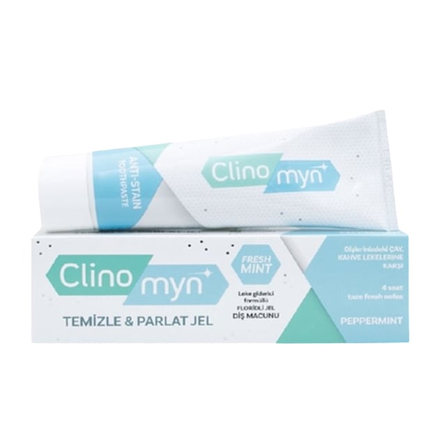 Clinomyn Temizle & Parlat Jel Diş Macunu 2 x 75 ML